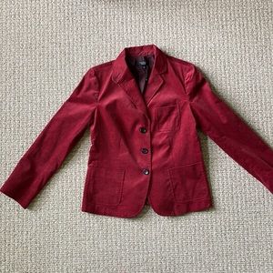 Talbots Corduroy Blazer - Red